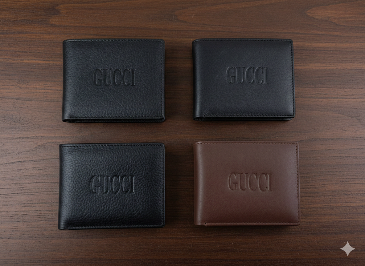 Premium Genuine Leather Men's Bi-Fold Wallet