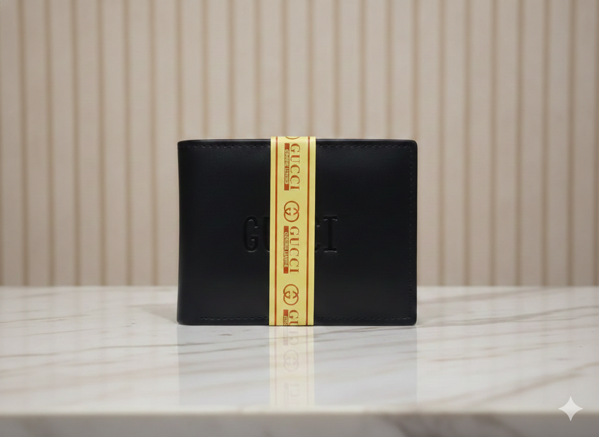 Premium Genuine Leather Men's Bi-Fold Wallet